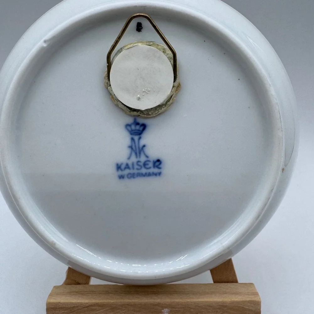 Vintage Kaiser W Germany Mini Plates Set Ammerlander Schafstall Sepia 4 Inch